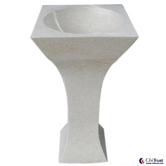 New crema marfil stone basin CT417B